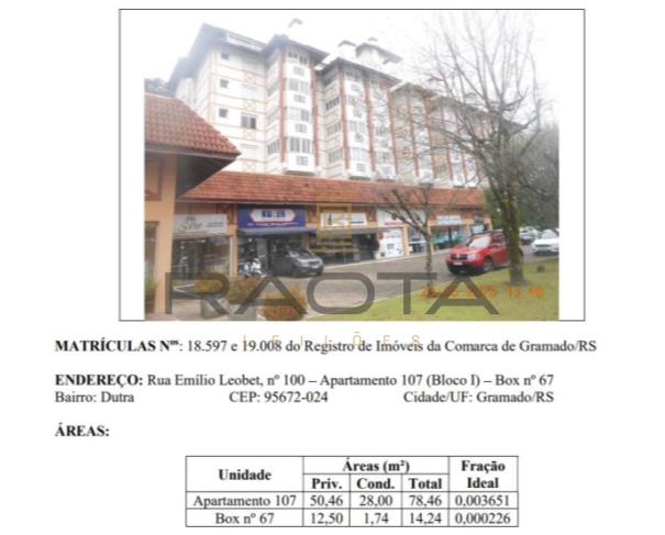 Foto de Apartamento com Box em Gramado/RS